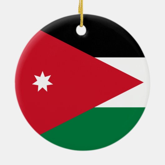 Vlag van Jordan Ornament (Achterkant)