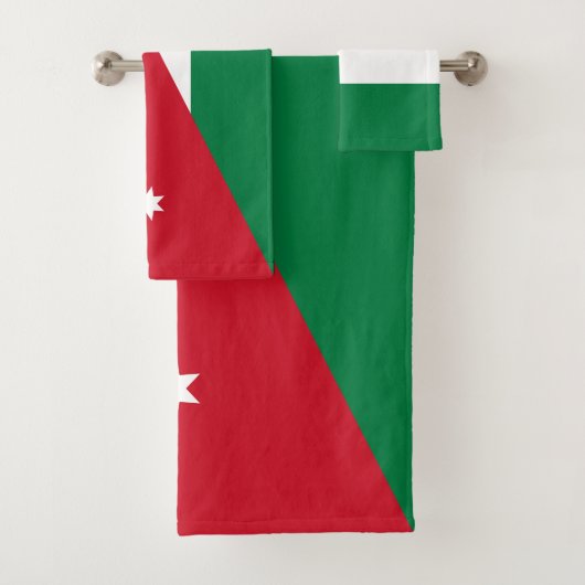 Vlag van Jordanië Bad Handdoek (Insitu)
