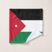 Vlag van Jordanië Bad Handdoek (Wasdoekje)