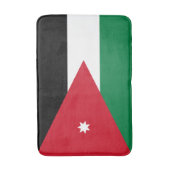 Vlag van Jordanië Badmat (Voorkant Verticaal)