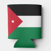 Vlag van Jordanië Blikjeskoeler (Achterkant)