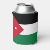 Vlag van Jordanië Blikjeskoeler (Blikje Achterkant)