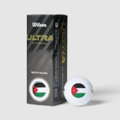 Vlag van Jordanië Golfballen (Verpakking)
