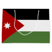 Vlag van Jordanië Groot Cadeauzakje (Voorkant)