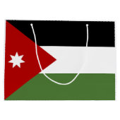 Vlag van Jordanië Groot Cadeauzakje (Achterkant)