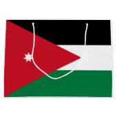 Vlag van Jordanië Groot Cadeauzakje (Voorkant)