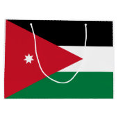 Vlag van Jordanië Groot Cadeauzakje (Achterkant)