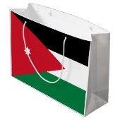 Vlag van Jordanië Groot Cadeauzakje (Achterkant Gekanteld)
