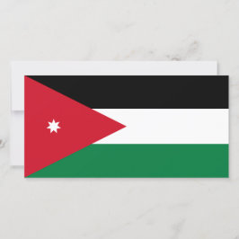 Vlag van Jordanië Kaart
