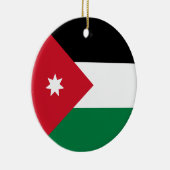 Vlag van Jordanië Keramisch Ornament (Rechts)