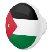 Vlag van Jordanië Keramische Knop (Rechts)