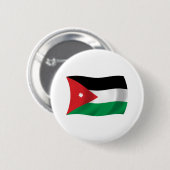 Vlag van Jordanië knop Ronde Button 5,7 Cm (Voorkant /achterkant)
