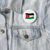 Vlag van Jordanië knop Ronde Button 5,7 Cm (In situ)