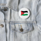 Vlag van Jordanië knop Ronde Button 5,7 Cm (In situ)