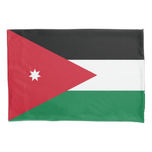 Vlag van Jordanië Kussensloop