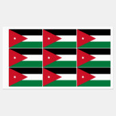 Vlag van Jordanië Labels (Vel)