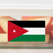 Vlag van Jordanië Labels (Aangebracht)