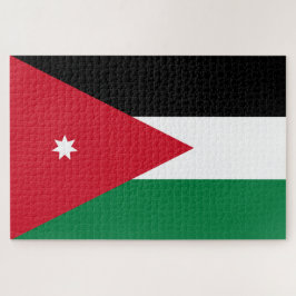 Vlag van Jordanië Legpuzzel