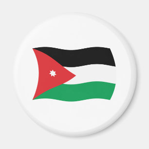 Vlag van Jordanië magneet