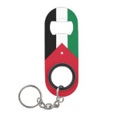 Vlag van Jordanië Mini Flessenopener (Voorkant)