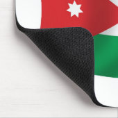 Vlag van Jordanië Muismat (Hoek)