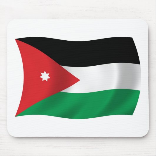 Vlag van Jordanië Muismat (Voorkant)