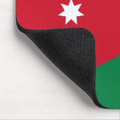 Vlag van Jordanië Muismat (Hoek)