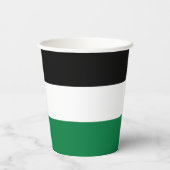 Vlag van Jordanië Papieren Bekers (Achterkant)