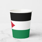 Vlag van Jordanië Papieren Bekers (Links)