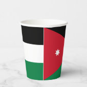 Vlag van Jordanië Papieren Bekers (Rechts)