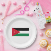 Vlag van Jordanië Papieren Bordje (Feest)