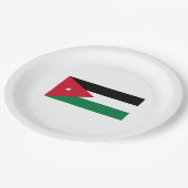 Vlag van Jordanië Papieren Bordje (Gekanteld)