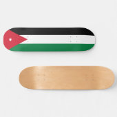 Vlag van Jordanië Persoonlijk Skateboard (Horizontaal)