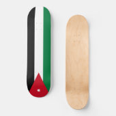 Vlag van Jordanië Persoonlijk Skateboard (Voorkant)