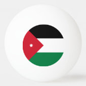 Vlag van Jordanië Pingpongbal (Achterkant)