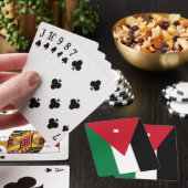 Vlag van Jordanië Pokerkaarten (Insitu)