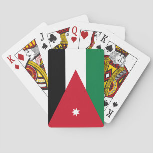 Vlag van Jordanië Pokerkaarten