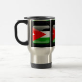 Vlag van Jordanië Reisbeker (Links)