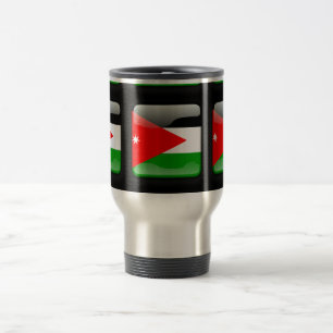 Vlag van Jordanië Reisbeker