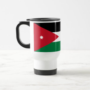 Vlag van Jordanië Reisbeker