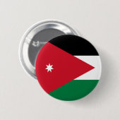 Vlag van Jordanië Ronde Button 5,7 Cm (Voorkant /achterkant)