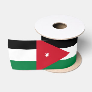 Vlag van Jordanië Satijnen Lint