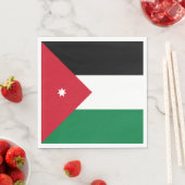 Vlag van Jordanië Servet (Insitu)