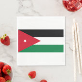 Vlag van Jordanië Servet (Insitu)