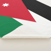 Vlag van Jordanië Sherpa Deken (3/4)