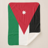 Vlag van Jordanië Sherpa Deken (Voorkant)