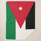 Vlag van Jordanië Sherpa Deken (Voorkant)