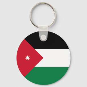 Vlag van Jordanië Sleutelhanger