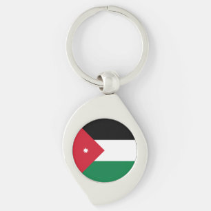 Vlag van Jordanië Sleutelhanger