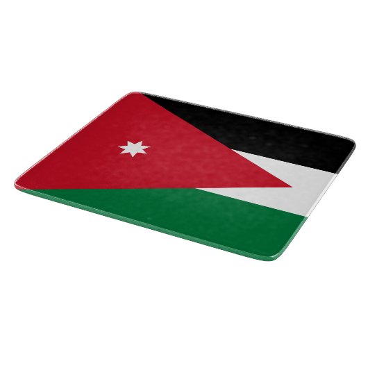 Vlag van Jordanië Snijplank (Hoek)